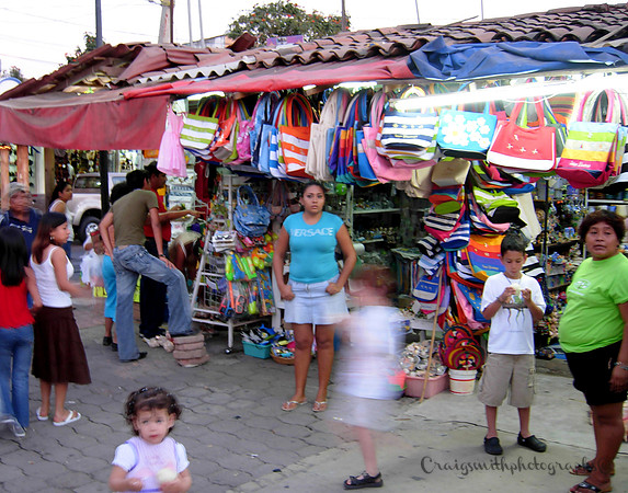 Dusk at the Market, Zihuatenejo, Mexico  2007