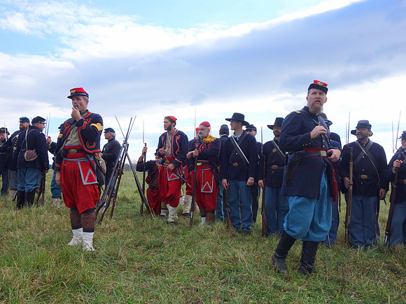 Zouaves II, Cedar Creek, VA  2014  Civil War Reenactment