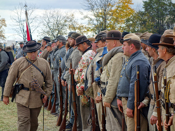 Inspection II, Cedar Creek, VA  2014  Civil War Reenactment