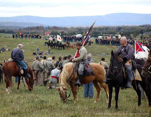 A Solemn Moment, Cedar Creek, VA  2014  Civil War Reenactment