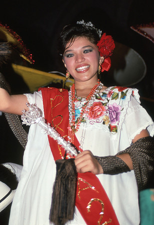 Queen of the Mardi Gras,  Merida, Mexico  1988