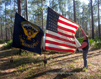 Colors of the 125th Ohio, Civil War Reenactment at Olustee, FL 2023