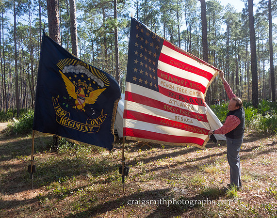 Colors of the 125th Ohio, Civil War Reenactment at Olustee, FL 2023