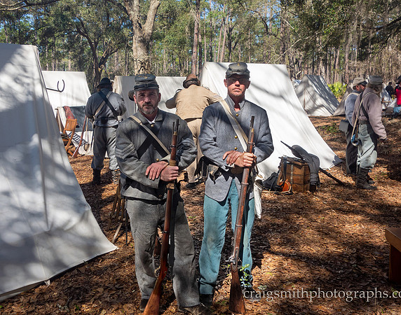 Johnny Rebs,  Civil War Reenactment at Olustee, FL 2023