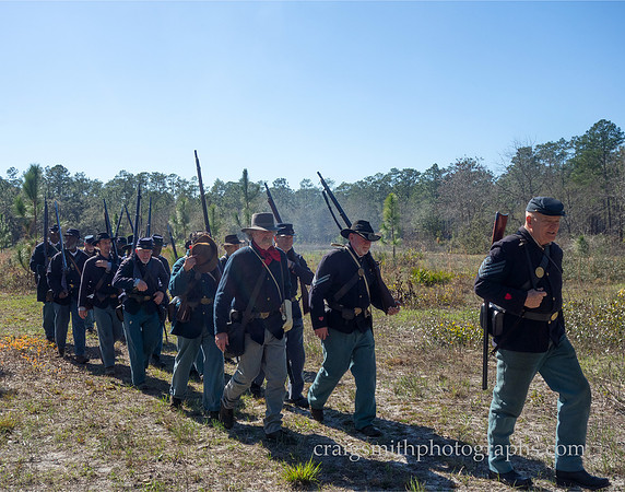 Leaving the Field, Civil War Reenactment at Olustee, FL 2023