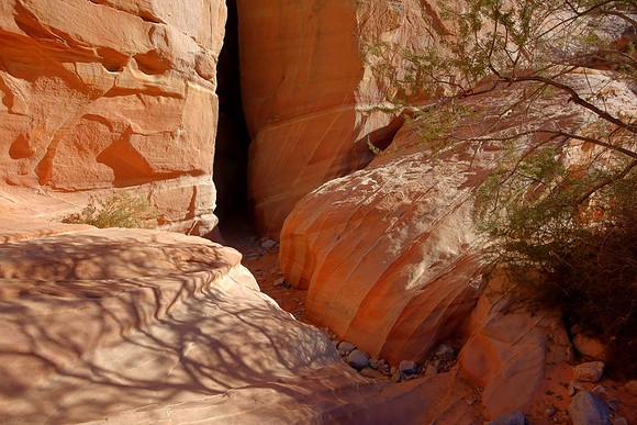 Slot Canyon Entrance, Valley of Fire State Park, NV  2015