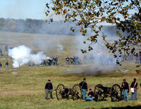 Union Artillery,  Cedar Creek, VA  2014  Civil War Reenactment