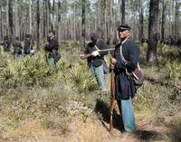Skirmishers, 54th USCT, Olustee, FL, 2023