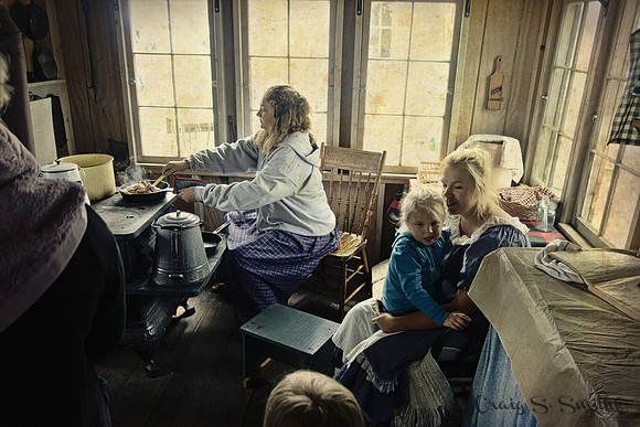 Farmhouse Cooking, Nowthen Threshing Bee, MN  2015