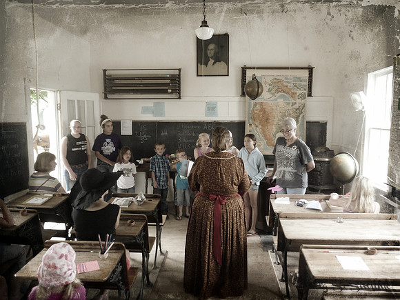 One Room School, Butterfield Threshing Bee, 2014