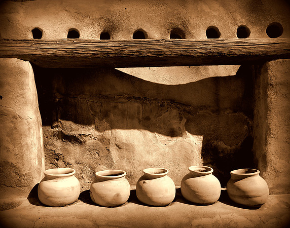 Storage Jars, Tumacacori Mission, NM  2018