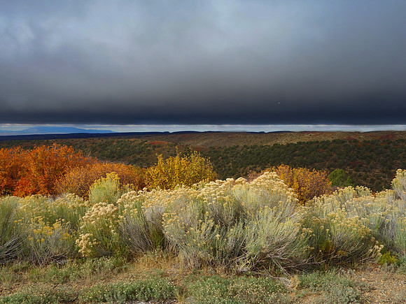 Cloud Bank Over Mesa Verde, CO 2017