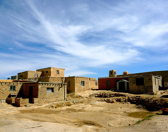 Blue Skies Over Acoma Pueblo, NM 2012