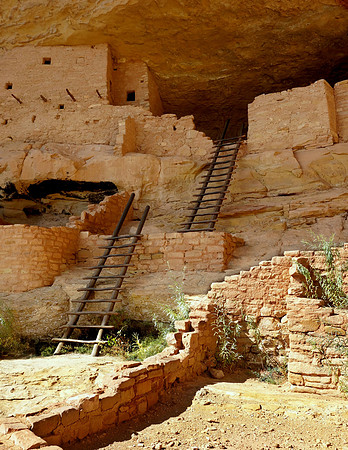 Ladders, Long House Ruins, Mesa Verde, CO 2017