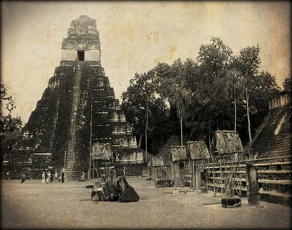 Main Plaza, Tikal, Guatemala  1988
