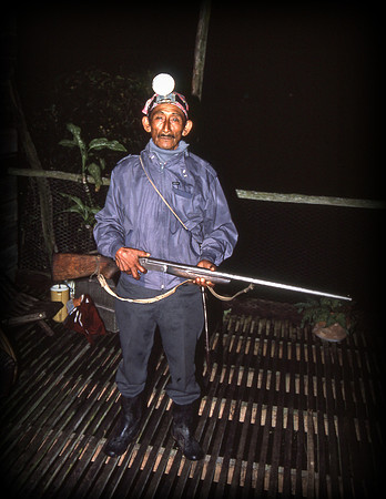 Night Watchman, Santa Elena, Belize  1988