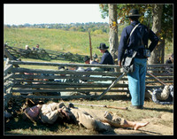 Young Confederate killed near Starkweather's Hill, Perryville, KY  2017  Civil War Reenactment