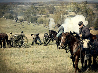 Cannon Blast, Cedar Creek, VA  2014  Civil War Reenactment