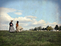 Walking to Camp, Cedar Creek, VA  2014  Civil War Reenactment