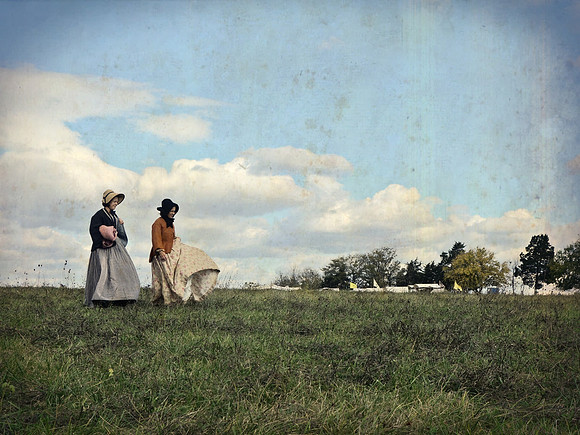 Walking to Camp, Cedar Creek, VA  2014  Civil War Reenactment