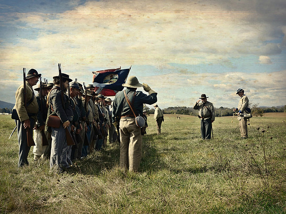 Salutes, Cedar Creek, VA  2014  Civil War Reenactment
