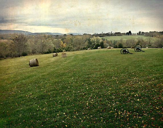 Cannon Overlooking Antietam National Battlefield, 2014