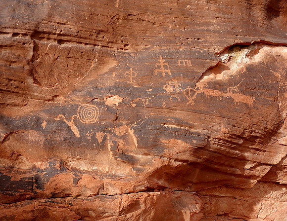 Petroglyphs V, Valley of Fire State Park NV  2014