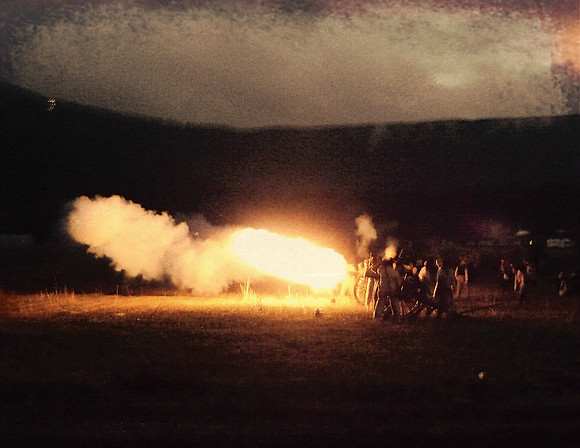 Night Firing, Chickamauga, GE  2013 Civil War Reenactment