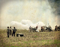 Confederate Artillery in Action, Chickamauga, 2013
